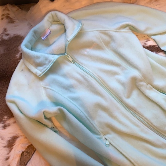 Blue Columbia fleece jacket - Picture 1 of 2